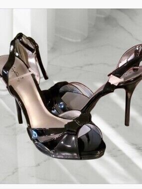 Qupid AFFAIR-08 Black High Heel Shoes
